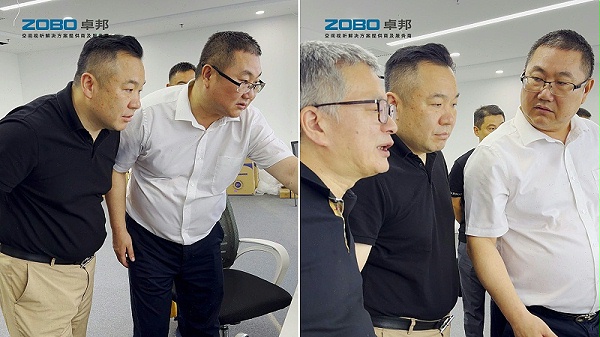 ZOBO卓邦張新峰與協(xié)會(huì)領(lǐng)導(dǎo)走訪中建電子信息技術(shù)有限公司，共商發(fā)展大計(jì)