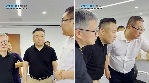 ZOBO卓邦張新峰與協(xié)會(huì)領(lǐng)導(dǎo)走訪中建電子信息技術(shù)有限公司，共商發(fā)展大計(jì)