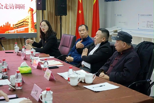 中共北京市商業(yè)服務業(yè)協(xié)會第三聯(lián)合黨委領導蒞臨北京聲光視訊行業(yè)協(xié)會會長單位ZOBO卓邦調研工作