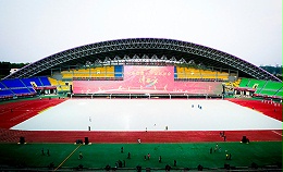 河南省第十三屆運(yùn)動(dòng)會(huì)開(kāi)幕式擴(kuò)聲系統(tǒng)由ZOBO卓邦PRS音響打造